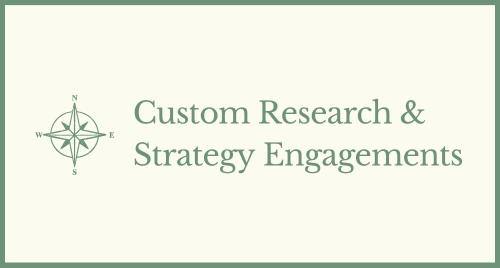 Custom Research & Strategy Engagements Logo