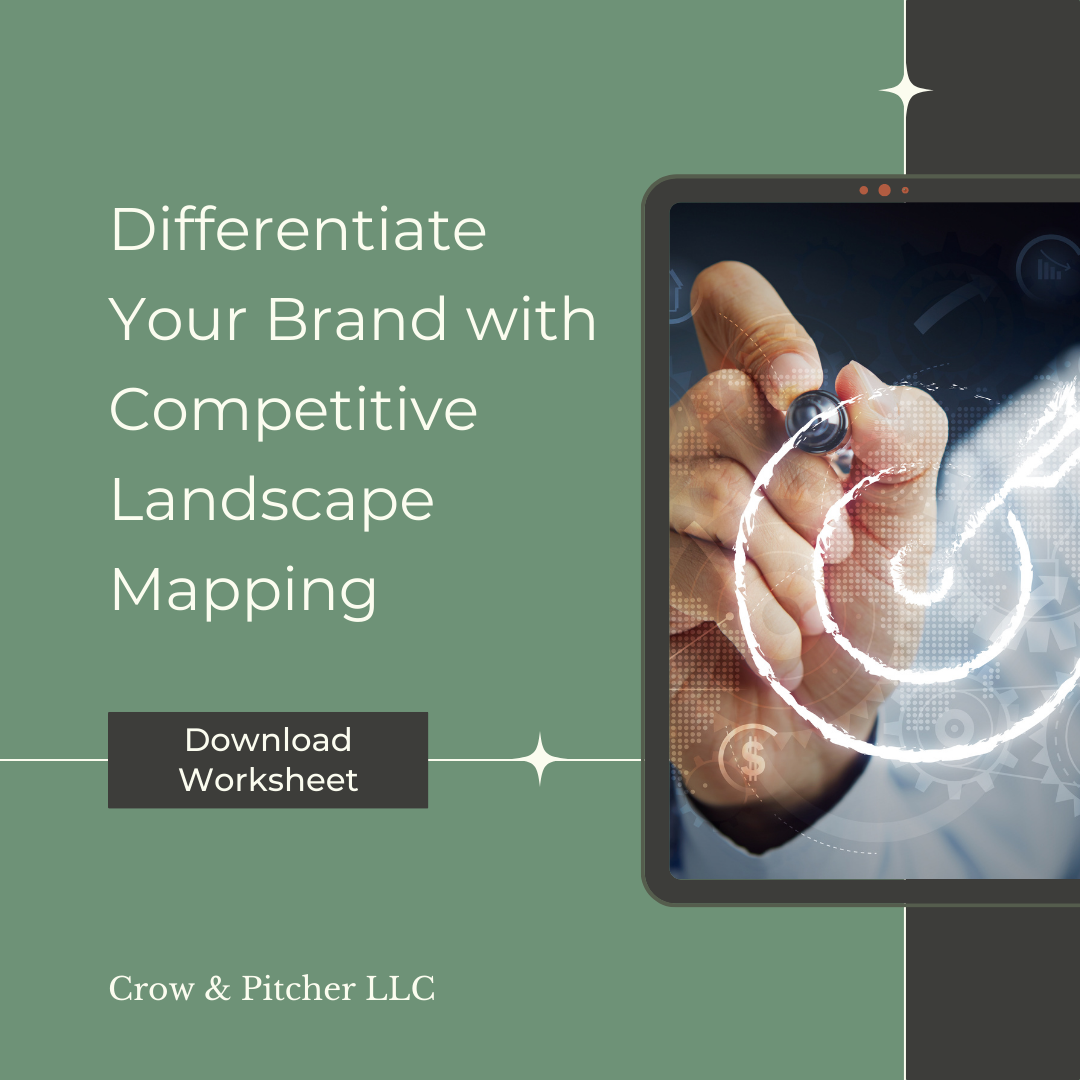 Download our free worksheet - differentiate your brand with competitive landscape mapping
