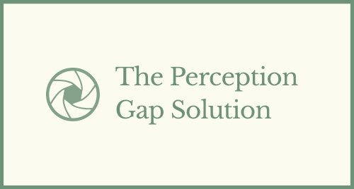The Perception Gap Solution Logo