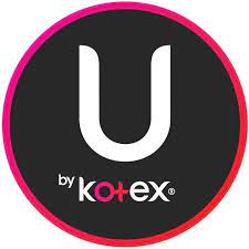 Logo for U by Kotex brand of feminine care products